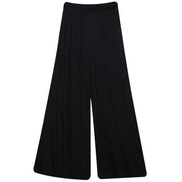 High Waist Wide Leg Pants for Women - Plus Size