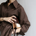 Casual Solid Color Long Sleeve Blouse - Korean Style