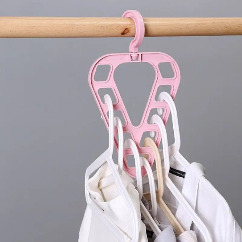 Folding Anti-Slip Clothes Hanger for Balcony Drying