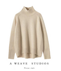 Autumn Winter Women's Oversized Turtleneck Sweater