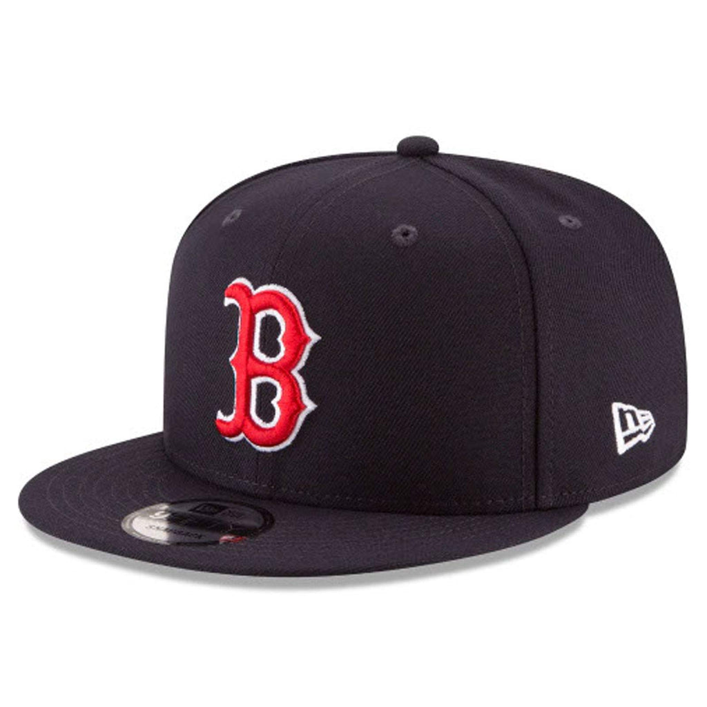 New Era Boston Red Sox Basic Navy Team Color 9FIFTY Adjustable Hat