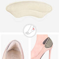 2pcs Women's High-Heeled Shoes Heel Protection Stickers