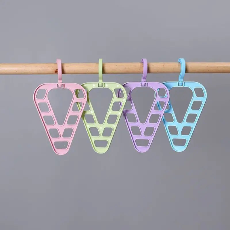 Folding Anti-Slip Clothes Hanger for Balcony Drying