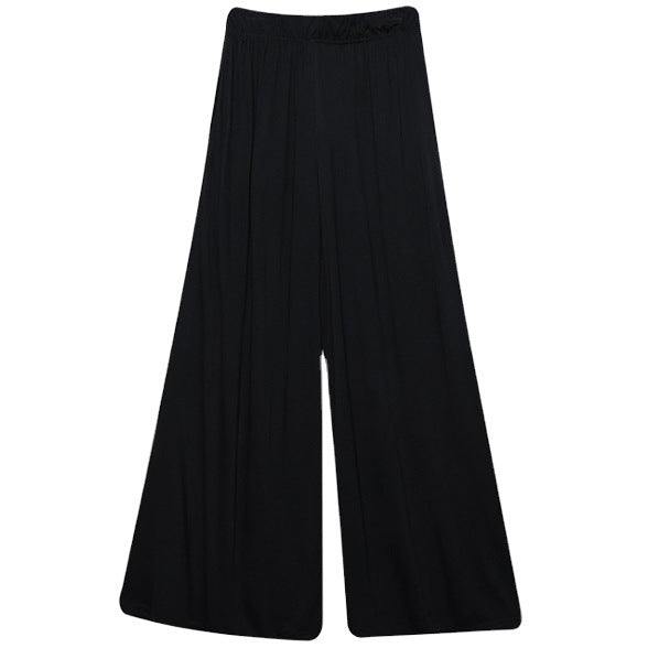High Waist Wide Leg Pants for Women - Plus Size