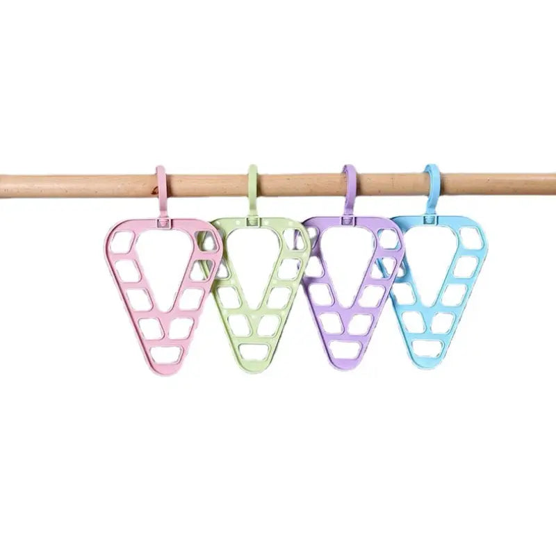 Folding Anti-Slip Clothes Hanger for Balcony Drying
