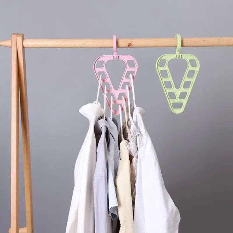 Folding Anti-Slip Clothes Hanger for Balcony Drying