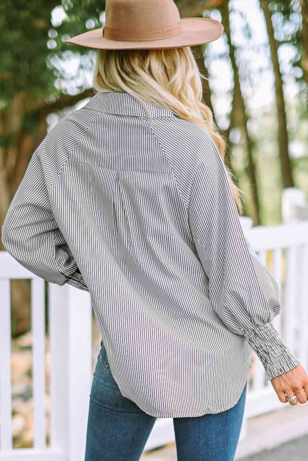 Fernanda Lantern Sleeve Shirt-