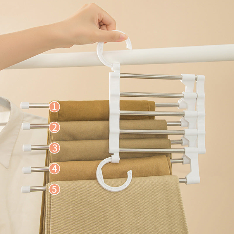 Adjustable Stainless Steel Multifunctional Trouser Rack