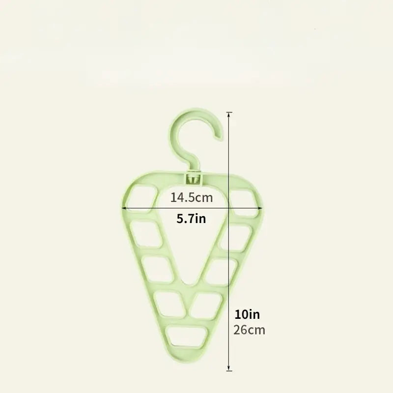 Folding Anti-Slip Clothes Hanger for Balcony Drying